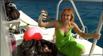 Kari Byron Bikini Top - Cleavage MythBusters - Jaws Special HD1080. http://...